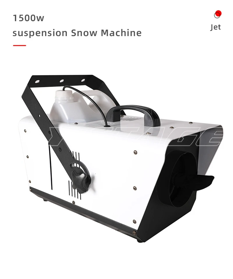 Snow Machine Wholesale Snowflake Snow Projector Stage Effect Jet Wedding Foam Machine 1500W