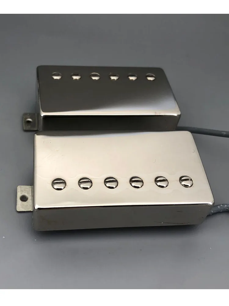 Alnico 5 Humbucker Electric Guitar Alnico Pickups 4 Wires Coil Split Type Chrome Cover