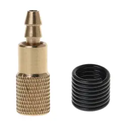 1PC Car Auto Brass 6mm Tyre Wheel Tire Air Chuck Inflator Pump Valve Clip Clamp Connector Adapter
