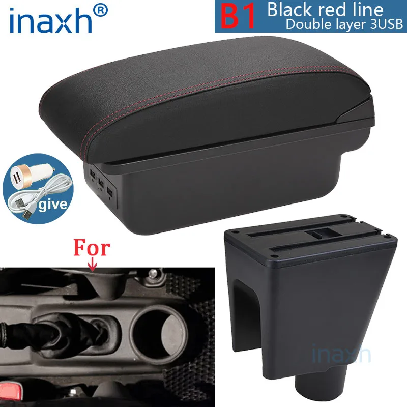 Voor Chevrolet Spark Armsteun Doos Voor Chevrolet Spark 3 III Aveo T200 Auto Armsteun Opbergdoos Auto Accessoires Interieur Details - afbeelding 1