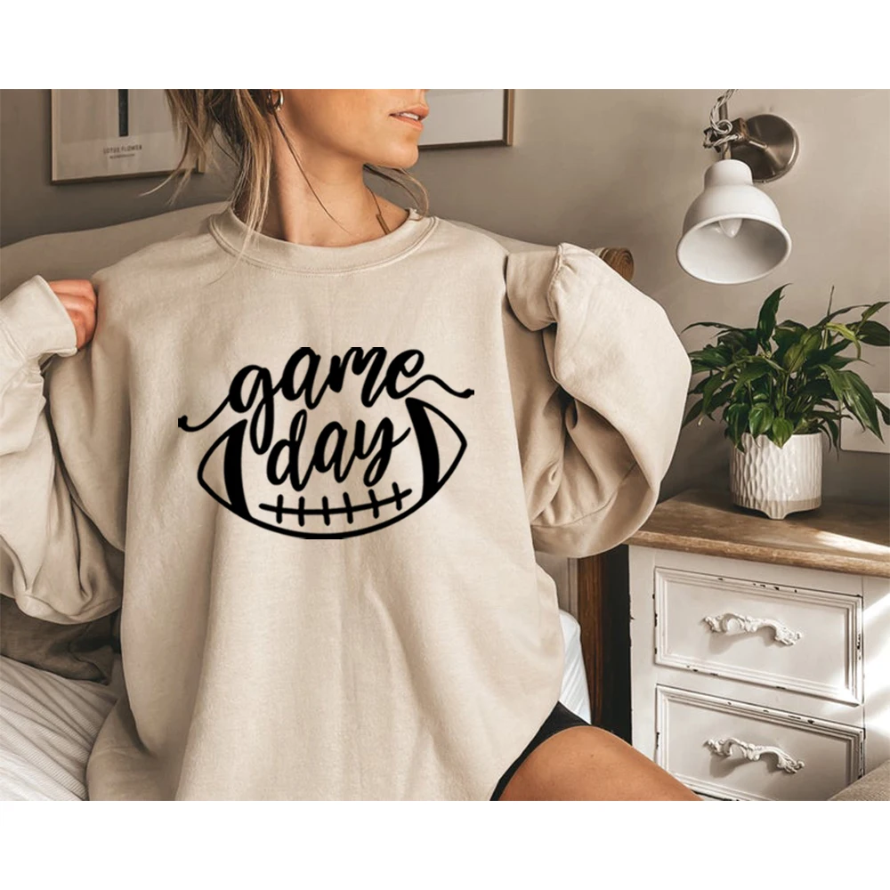 Game Day Sweatshirt Football Game Day SweatShirt Football Graphic Shirt Funny Family Game Sweatshirt Football Mom Shirt