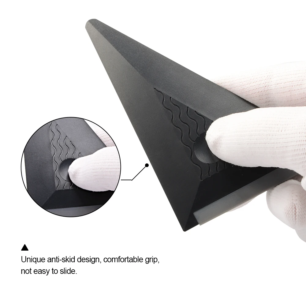 EHDIS Soft Silicon Rubber Squeegee For Film Carbon Fiber Vinyl Wrapping Car Scraper Window Glass Tint Clean Tool Sticker Remover