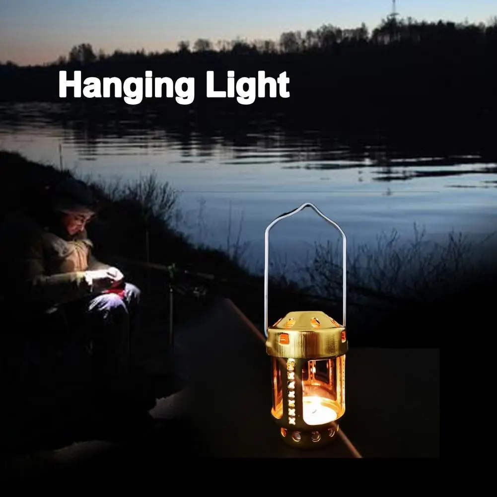 50% Discounts Hot! Candle Lantern Mini Bright Aluminium Alloy Brass Night Fishing Hanging Candle Lamp for Outdoor Camping Anglin