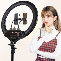 18 inch Selfie Ring Light with Tripod 80W Professional Photo Studio Photography Ringlight LED Video Light