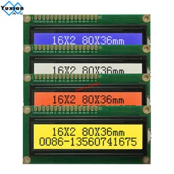 Módulo de pantalla Lcd I2C 1602, 16x2, 3,3 v, 5v, HD44780, SPLC780D