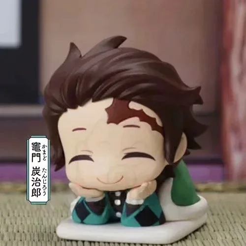 5pcs Kimetsu no Yaiba Kochou Shinobu Kamado Tanjirou Tsuyuri Kanawo Sabito Rengoku Kyoujurou Action figure toys Christmas gift