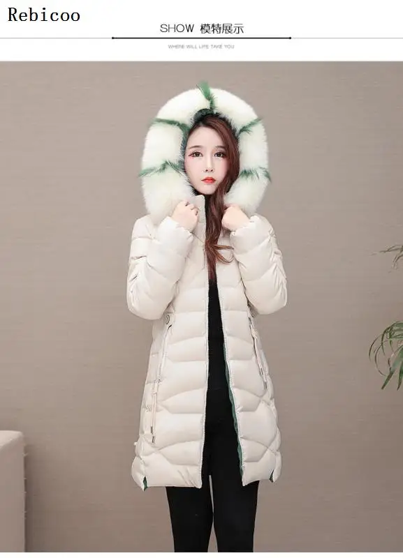 Women Down Jacket Winter 90% White Duck Down Jackets Female Real Fox Fur Collar Hooded Parkas Lady Coats Casaco Hooded Outwears