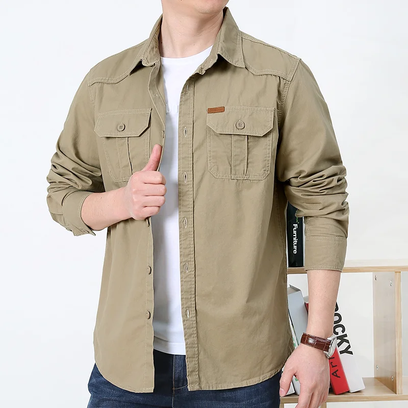 Linen Shirt For Men Clothing Fashion Men\'s Plaid Shirt Mens Shirts Long Sleeve Man Shirts Male Clothes Menswear