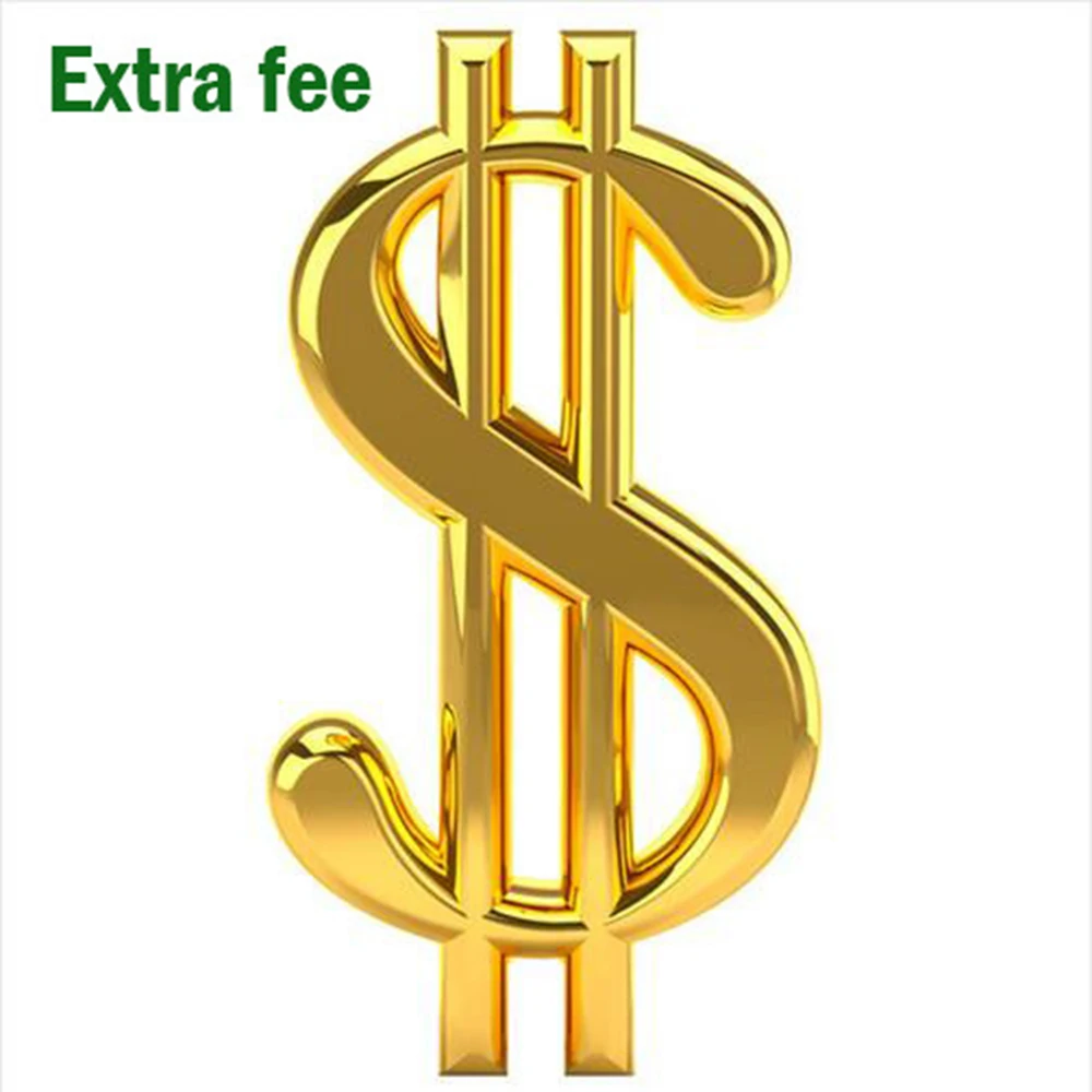 0.01 USD for Extra Fee/cost just for the balance of your order/shipping cost/customize fee