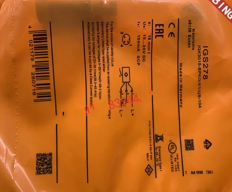 

2pcs High quality New proximity switch IGS277 IGS278 IGS279 IGS280 IGS205 IGS206 IGS207 IGS208 IGS209 IGS246 IGS245 IGS248