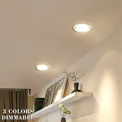 Ultra Thin LED Downlight Recessed Down Light 3W 5W 7W 9W 12W 15W Round Spot Lamp  Living Room Bedroom Kitchen Indoor 220V 110V