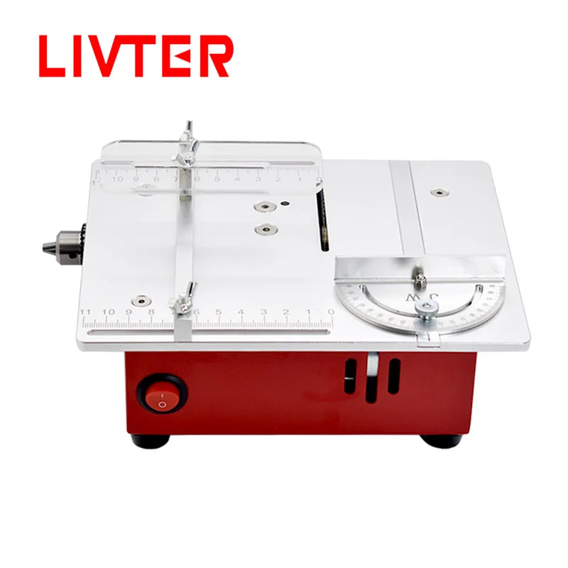 

Mini Table Saw Woodworking Bench Saw 795 Spindle DC12-24V DIY Hobby Crafts PCB Acrylic Cutting Tool 80mm HSS Circular Saw Blade