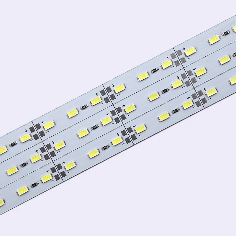 알루미늄 LED 스트립 5730 5630 하드 스트립 라이트, 화이트, 웜 화이트, 레드, 그린, 블루, DC12V, 0.5m, 36LED, 10 개, 50 개