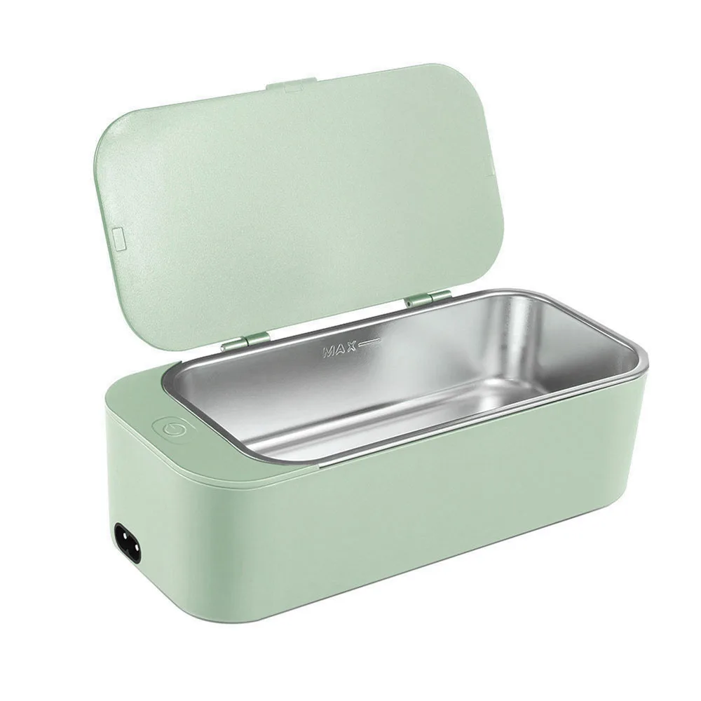 المنزل المحمولة بالموجات فوق الصوتية الأنظف حمام غير مرئية الموجات فوق الصوتية غسالة تنظيف آلة موجة خزان متكاملة مجوهرات نظارات الأقواس