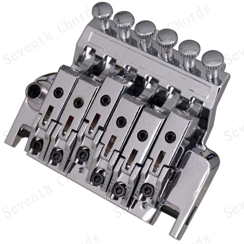 Imagem -02 - Guitarra Elétrica String Bridge Sistema Tremolo Bloqueio Duplo Puxado Guitarra Acessórios Peças B005 um Conjunto