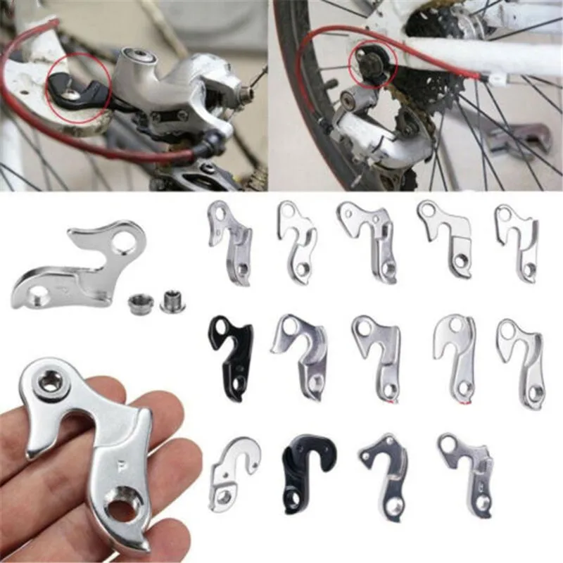 Bike Rear Derailleur Hanger Bike Bicycle MTB Rear Gear Mech Derailleur Hanger Dropout Convertor Adapter Derailleur Accessories