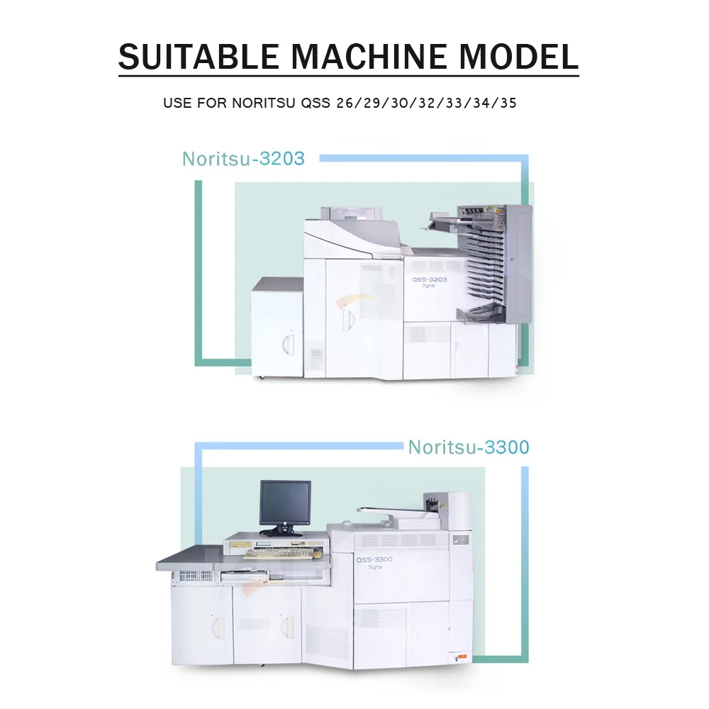 Unidad de engranaje Noritsu Minilab para QSS 2901/2601/2901/3001/3011/3021/3300/3201/3401/3501/3502/NO.1, Sección de 2 estantes A035199 A035160