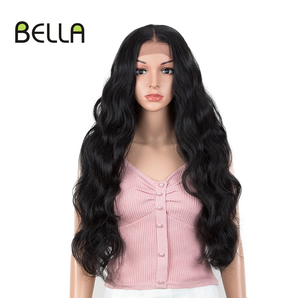 

Bella 360 Lace Wigs Synthetic Lace Front Wig 30 Inch Omber Blonde White Bule Hair Body Wave Lace Front Wig Cospaly Wig For Women