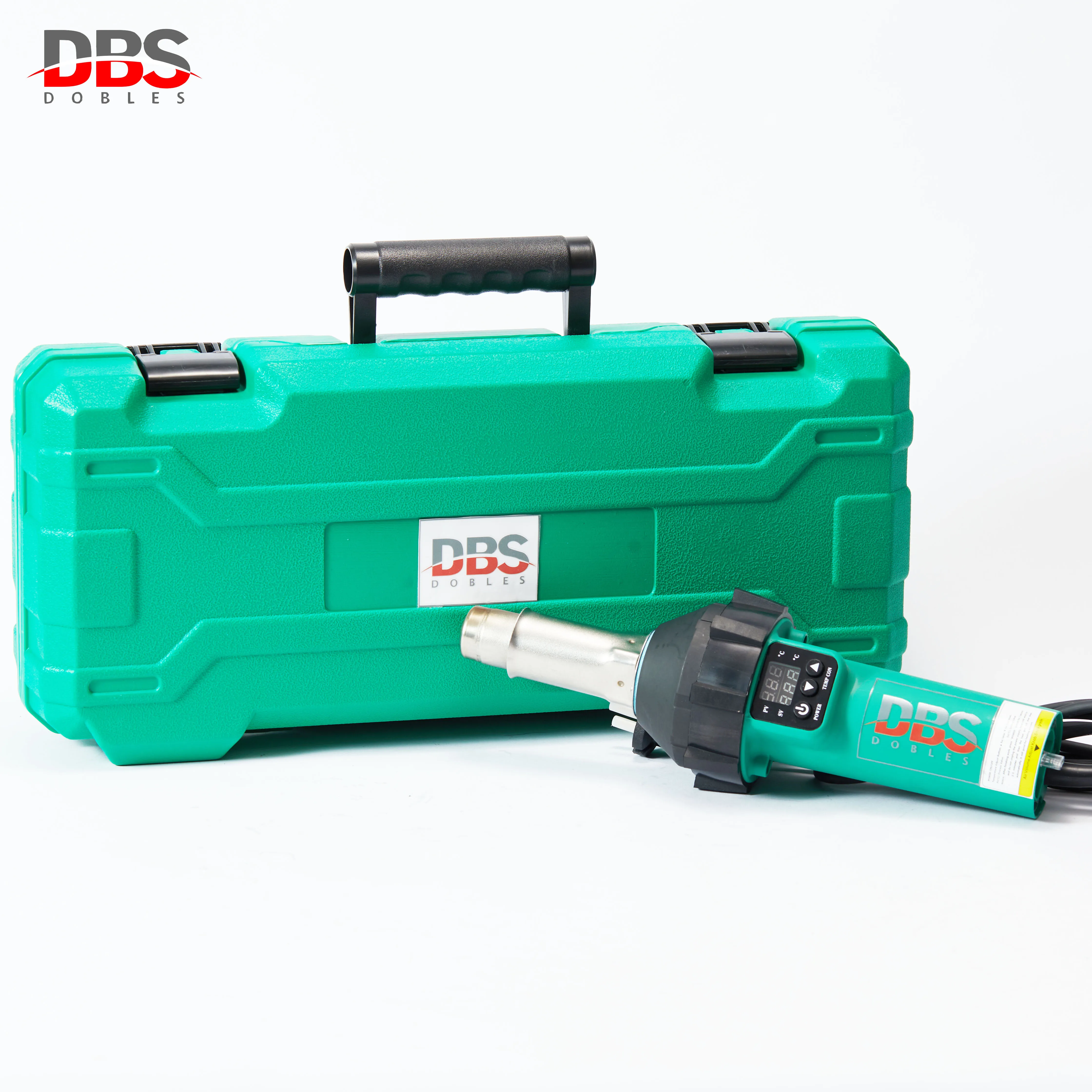 Plastic Hot Air Welding Gun PVC Hot Air Blower Hand Welding Tools Welding Torch 1600W with Digital Display DBS-310D