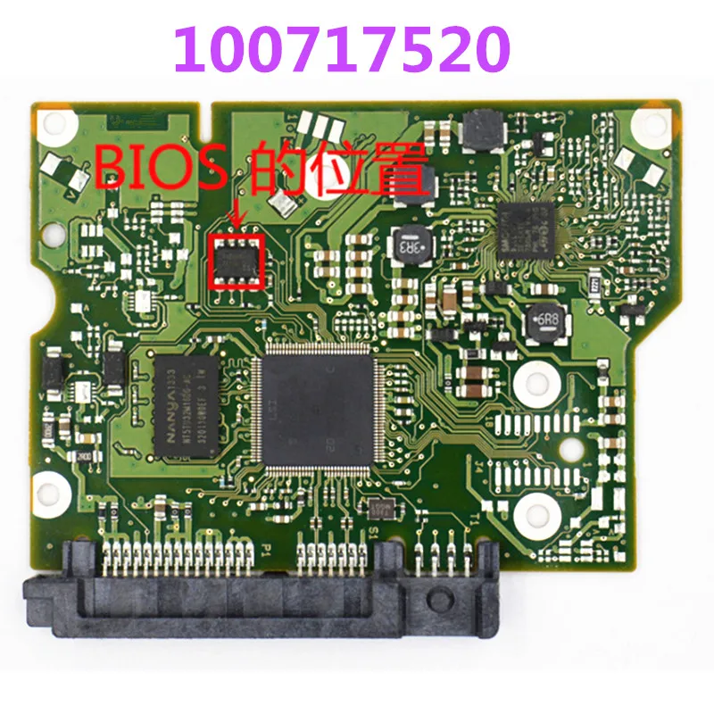 

HDD PCB для Seagate ST2000DM001 , ST500DM002 , ST1000DM003 , ST3000DM001 , ST2000VX000 , ST2000VS000 , 100717520 REV B