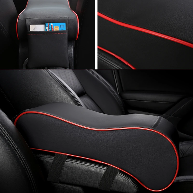 Universal Memory Foam Car Armrest Pad Center Console Armrest Seat Box Pad Car Protection Car Shape Driver's elbow cushion box - Image 5