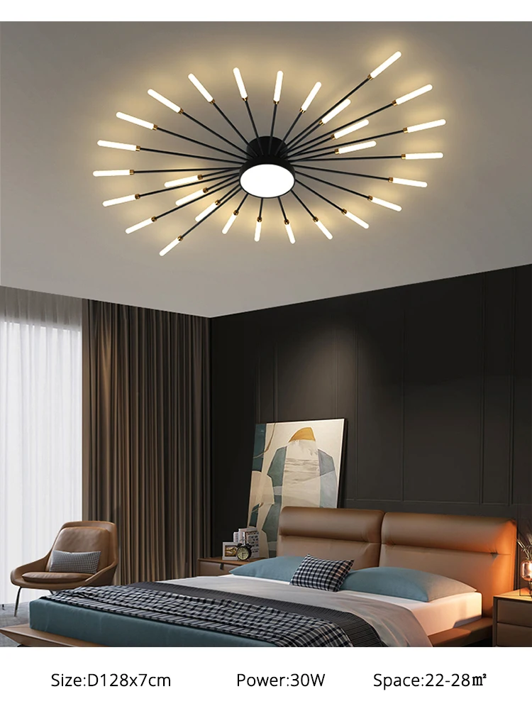 QIYIMEI Modern Ceiling Lights LED Luster Indoor Lighting For Bedroom Hall Living Kids Room Acrylic Lamps Fixture Frame 175-260V