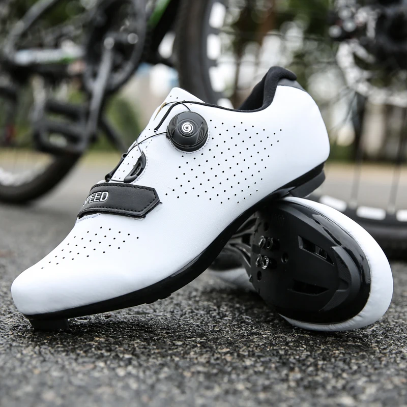 Cycling Shoes Women and Men's Shoes Hot Style Bike Lock Outdoor Sports Racing Shoes Size 47