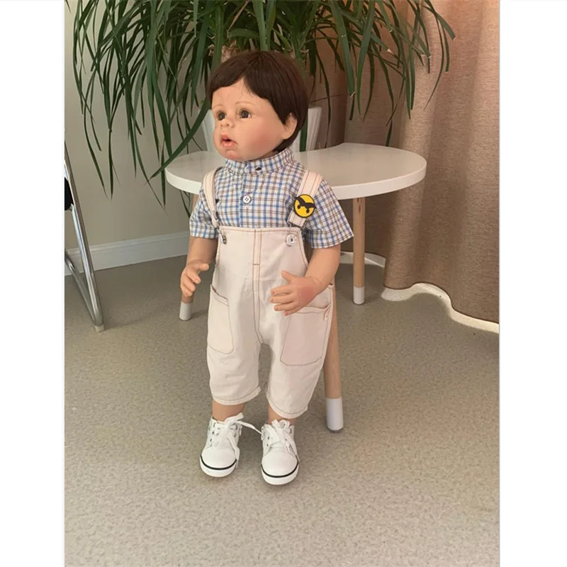 Reborn Toddler Doll 70cm Lifelike Toddler Baby Bonecas Baby Reborn Whole Silicone Inteiro Bebe Reborn Menino Brinquedos Gifts