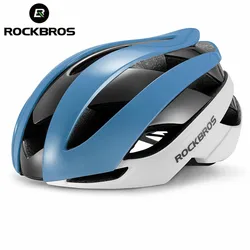 ROCKBROS-Casco ultraligero de seguridad para bicicleta de carretera, casquete para ciclismo de montaña, Scooter