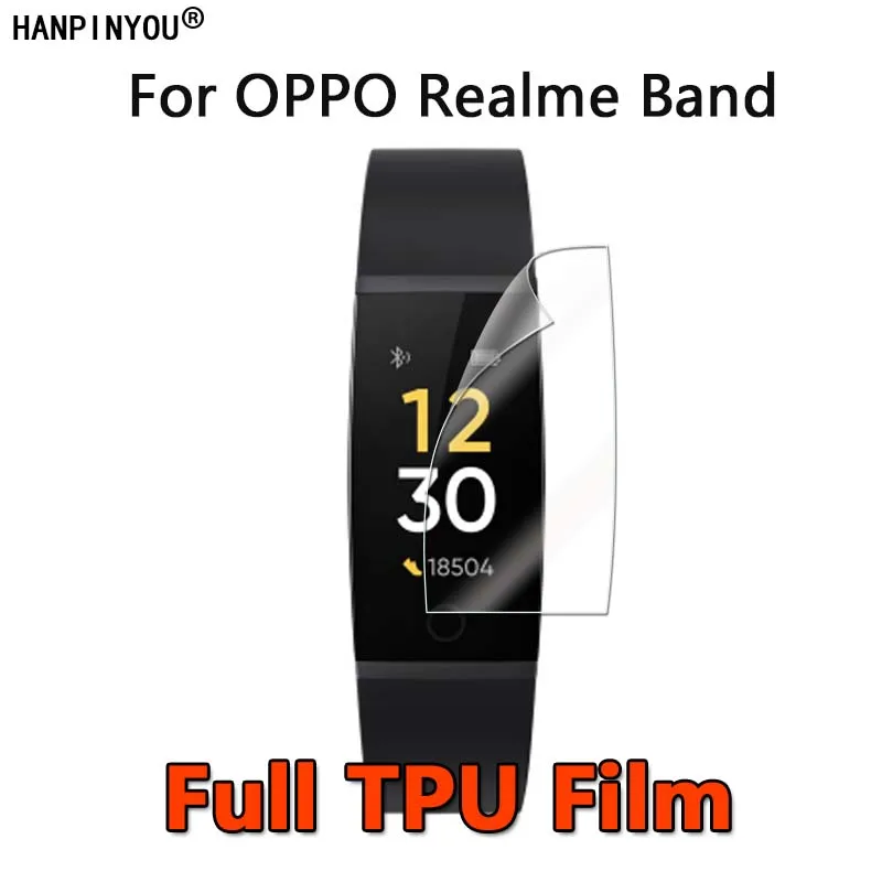 1/10Pcs For OPPO Realme Band Smart Bracelet Ultra Clear Full Cover Soft TPU Hydrogel Film Screen Protector -Not Tempered Glass