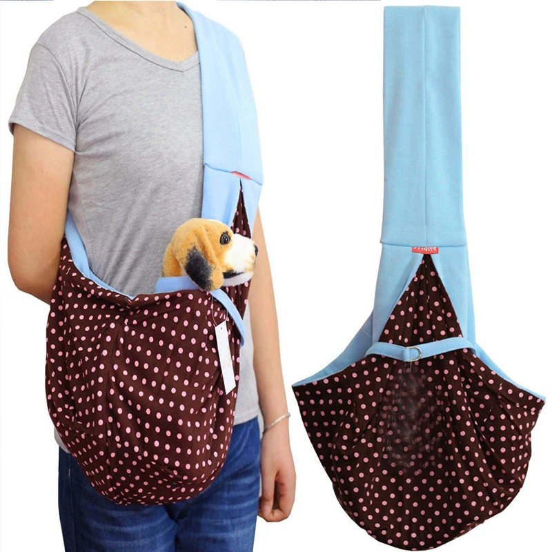 Pets Cat Diagonal Shoulder Bag Cats Carrier Bags For Small Dogs Portable Pet Messenger Bag Solid Color Pet Outing Bag