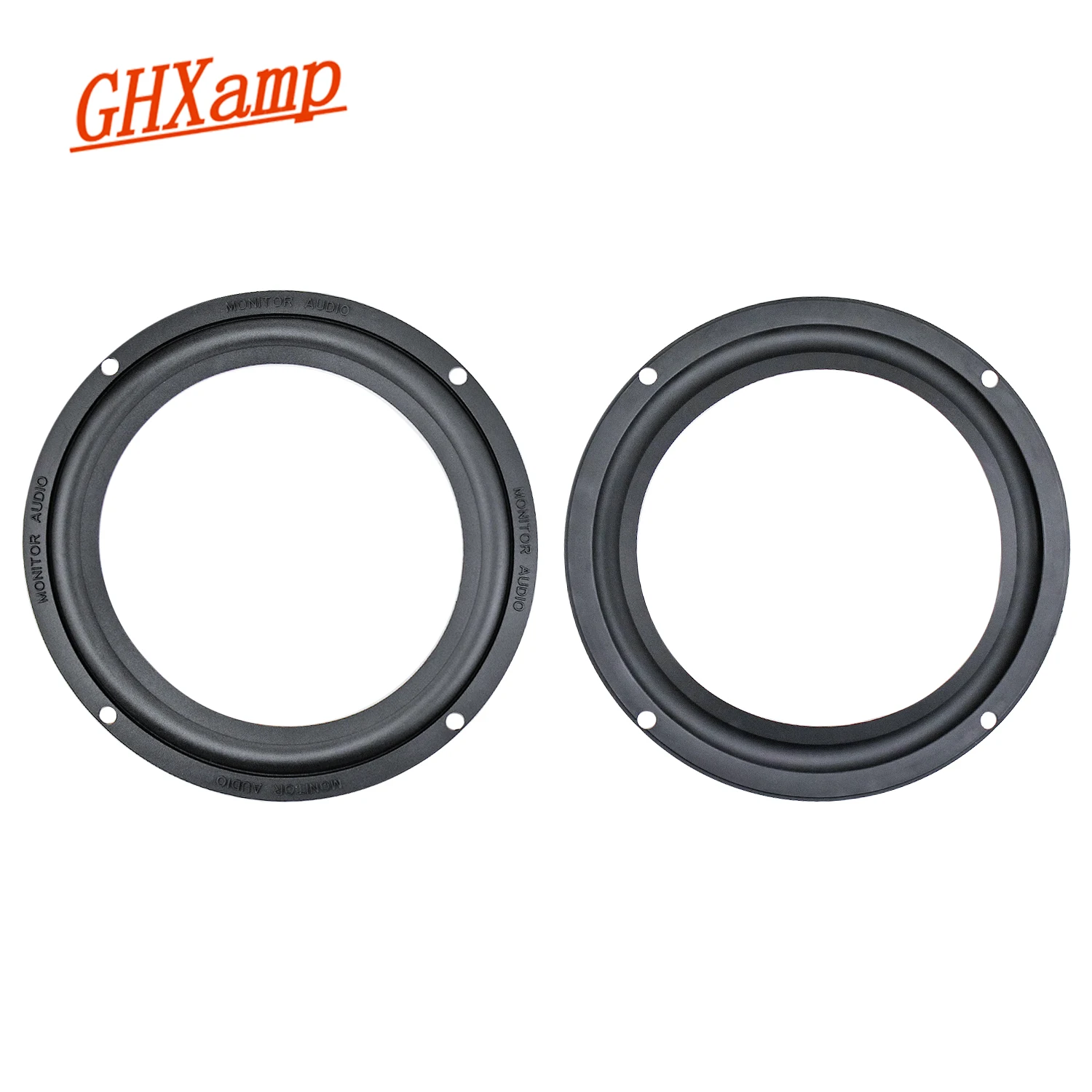 GHXAMP 10.5 인치 263mm 서브 우퍼 스피커, 고무 매달린 엣지 우퍼, 접이식 측면 수리 오디오 라우드 스피커 액세서리, Diy 2 개
