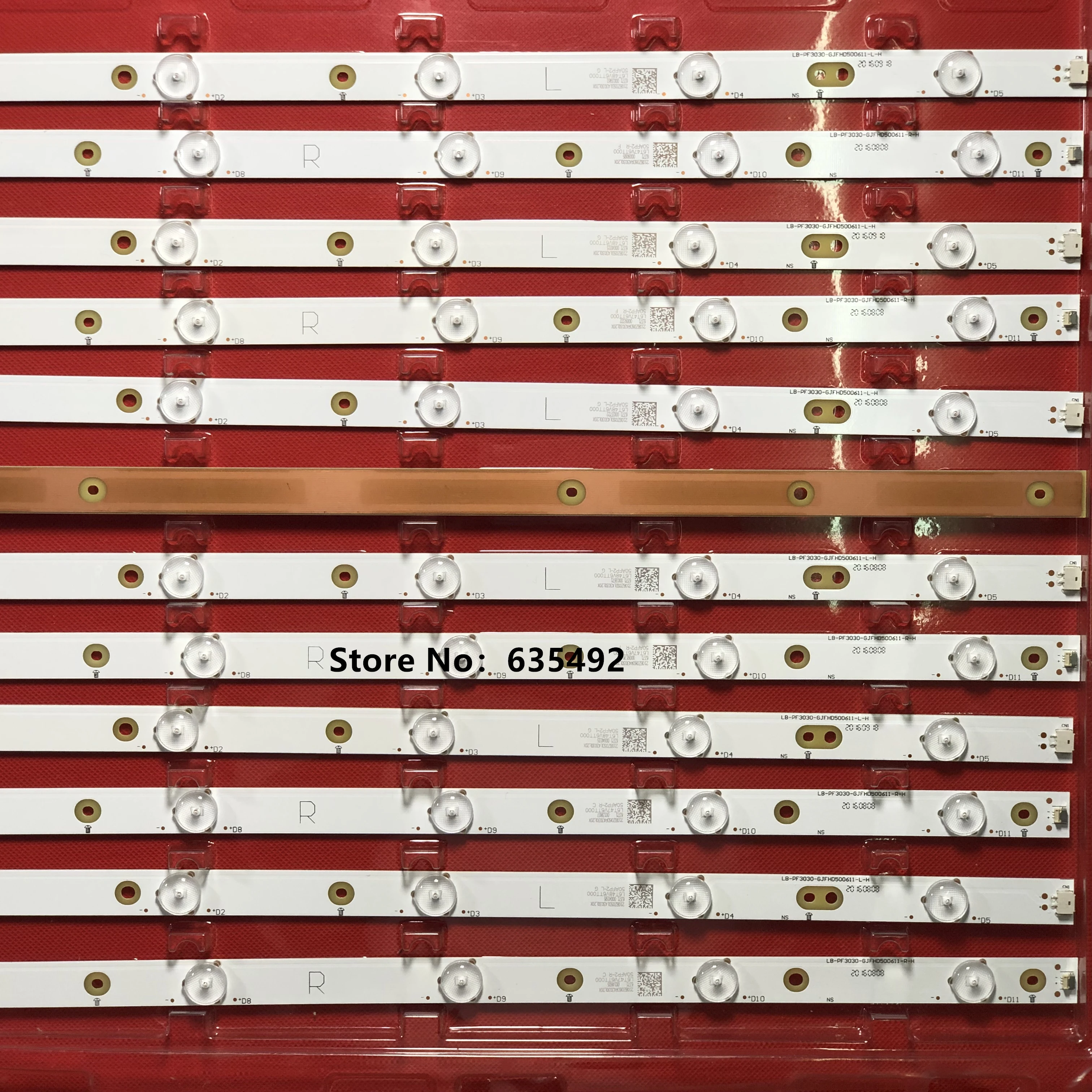 Tira CONDUZIDA Para 500TT25 500TT63 500TT64 YX-50026001 YX-50026011 E506 E505 TPT500J1-HVN07.U TT5004C TT5008T LC-50LB481C LB50045