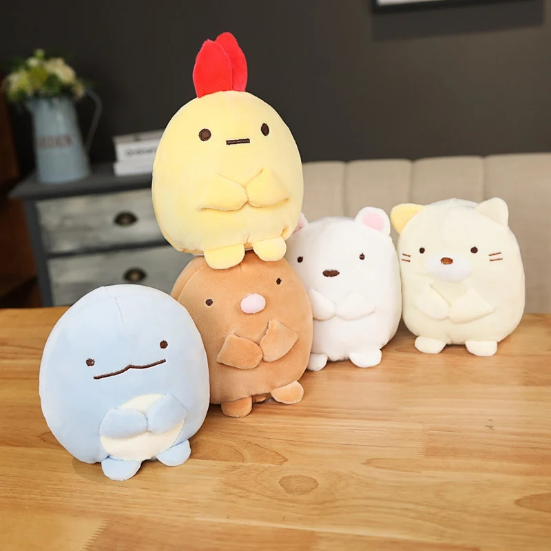 1pc 18cm Cute Corner Bio Doll Japanese Animation Sumikko Gurashi Plush Toy Stuffed Soft Cartoon Kids Baby Girls Valentine Gifts