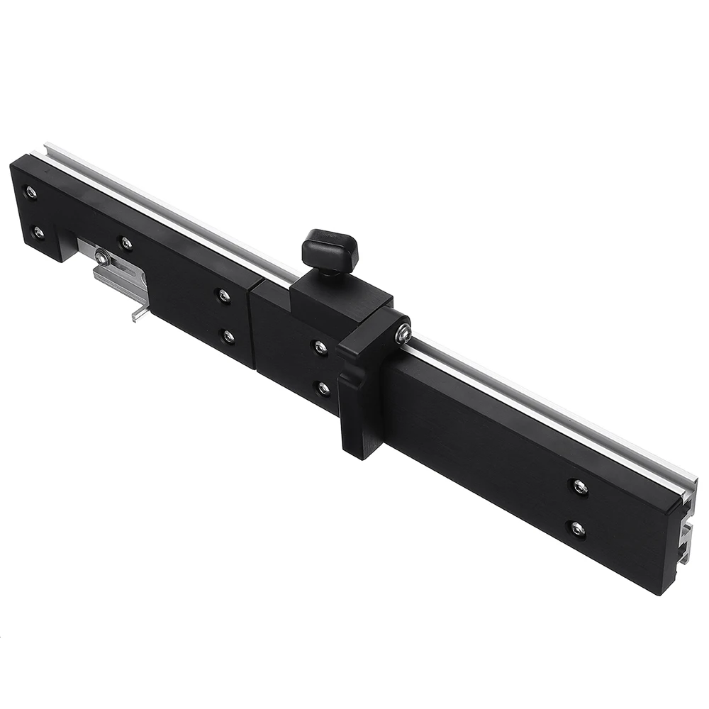 30x60x450mm Aluminum Box Joint Jig with Stop Set For Miter Gauge Woodworking Tool DIY Tools Wood Jig