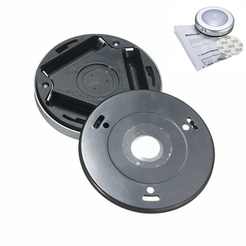 3/1PCS LED PIR Auto Sensor Light Under Cabinet Lighting Motion Detector Wireless Infrared  LED Night Light D40