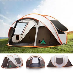 Outdoor Ultralight 5-8 Person Camping Tent 280*200*120cm Large Waterproof Windproof Quick Automatic Opening Family Hiking Tents