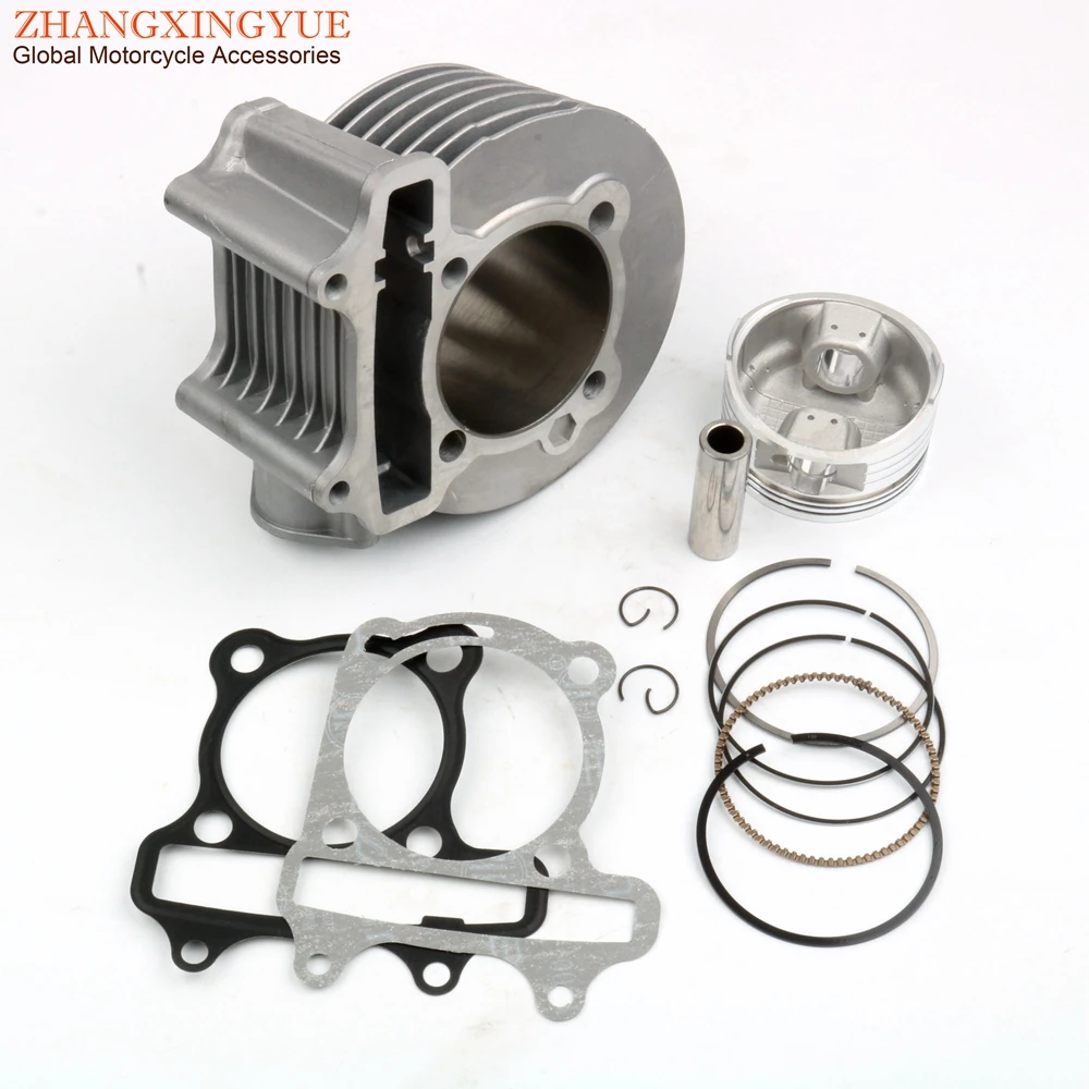 63mm 200cc Big Bore Cylinder Kit For Kymco Agility R16 Rs People EU3 Super 8 150cc 4 Stroke Scooter Engine Parts