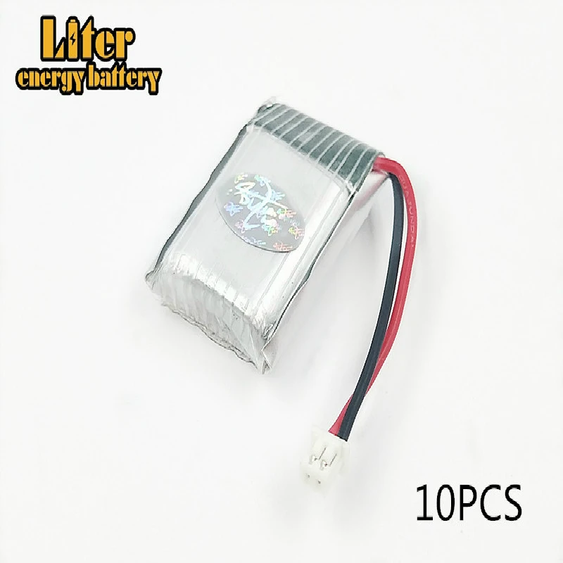 

3,7 v 200mah 651723 H20 RC Quadcopter запасные части 200mah LIPO батарея оригинал 10 шт bateria h20 оптовая продажа 20C