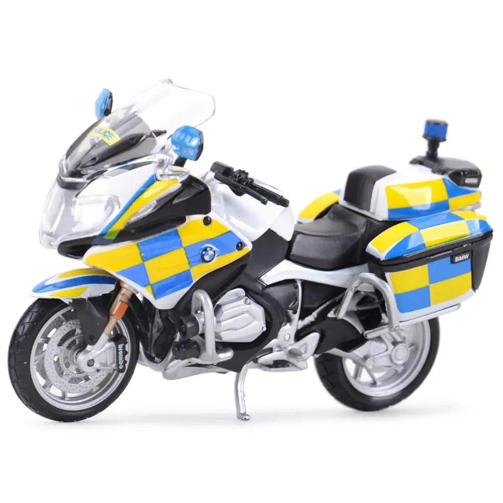 Maisto 1:18 BMW R1200 RT California Police Die Cast Vehicles Collectible Motorcycle Model Toys