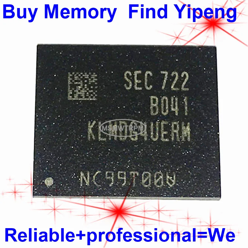 KLMDG4UERM-B041 153FBGA EMMC 5.1 128GB FLASH MEMORY KLMDG4UERM