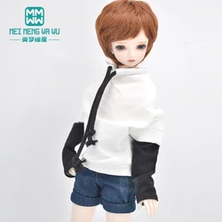 BJD dolls clothes fits 30-45cm 1/4 1/6 MSD MK YOSD doll fashion hoodies, denim skirts shorts sports shoes