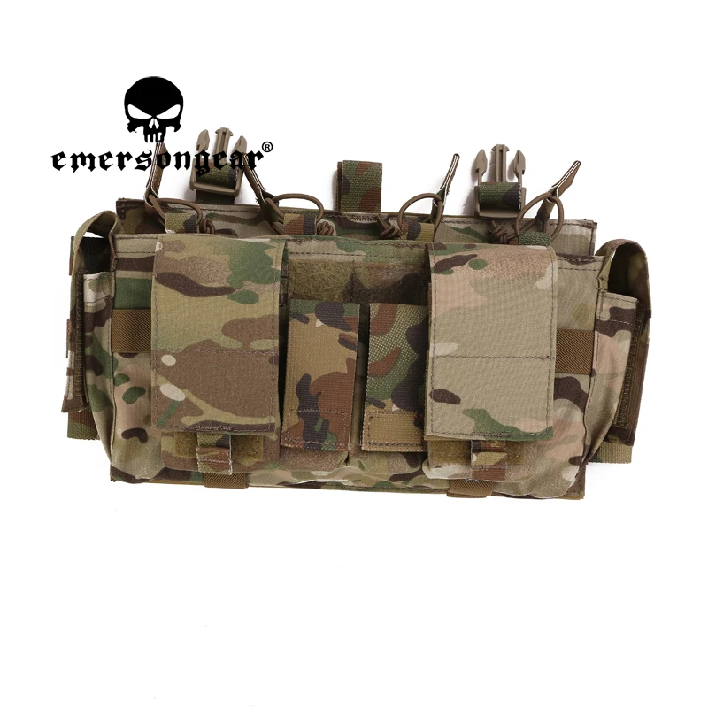 EMERSONGEAR Tactical 556 Magazine Bag Mag Pouch For Airsoft Chest Rig Vest Plate Carrier Outdoor Hunting Shooting Paintball