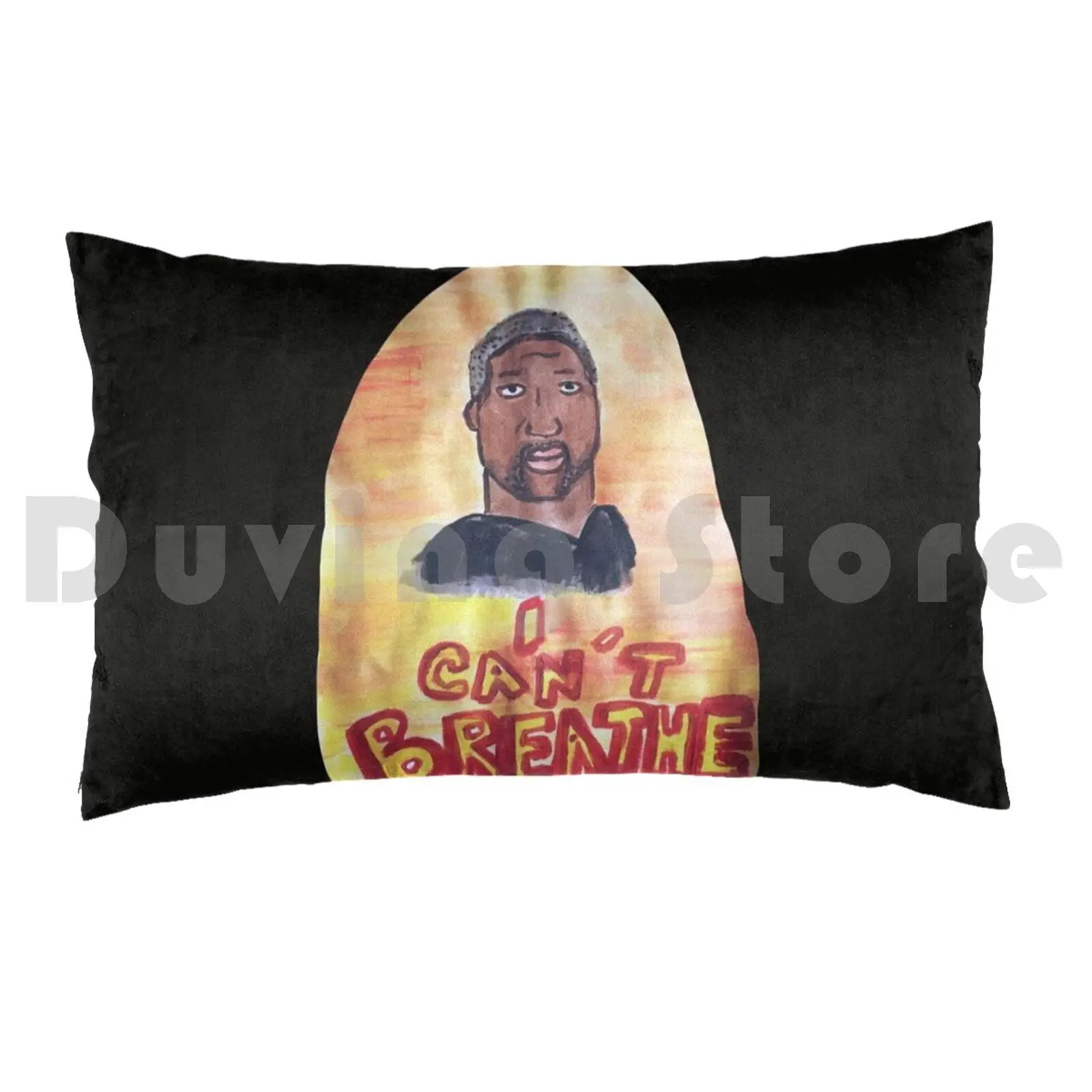 Black Lives Matter / George Pillow Case Printed 35x50 Blm Blacklivesmatter Black Lives Matter George