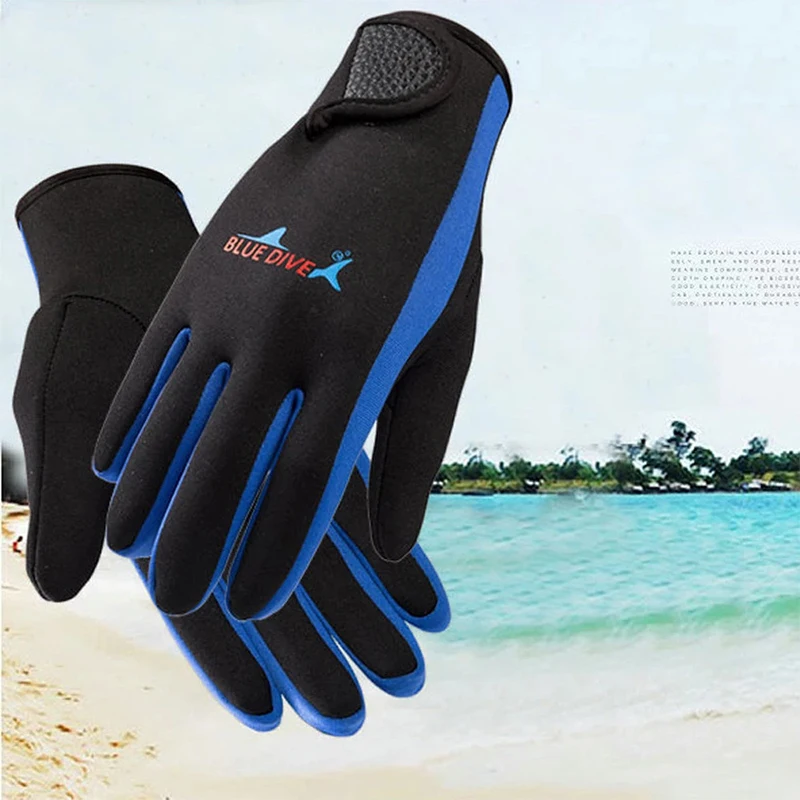 

Skid boating Glove Rubber Diving Swimming Gloves Diving Surfing Spearfishing Snorkeling Skid Reflective Warm Fishing Gloves