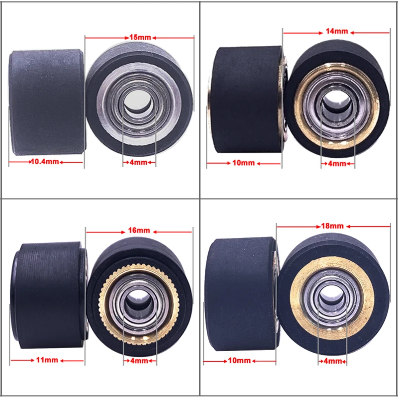 10PCS Mimaki Roland Graphtec Liyu GCC Summa Redsail Rabbit PCUT Plotter Vinyl Cutter Ioline inkjet Printer Pinch Roller Wheel