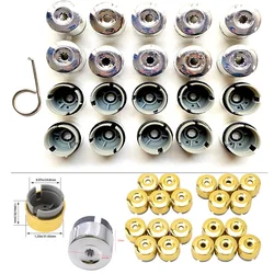 7L6 601 173A 2ZZ 10/20pcs Chrome Wheel Lug Bolt Nut Cap Cover 7L6601173A for VW Volkswagen Touareg Matwe T5 Audi Q7 2004 - 2014