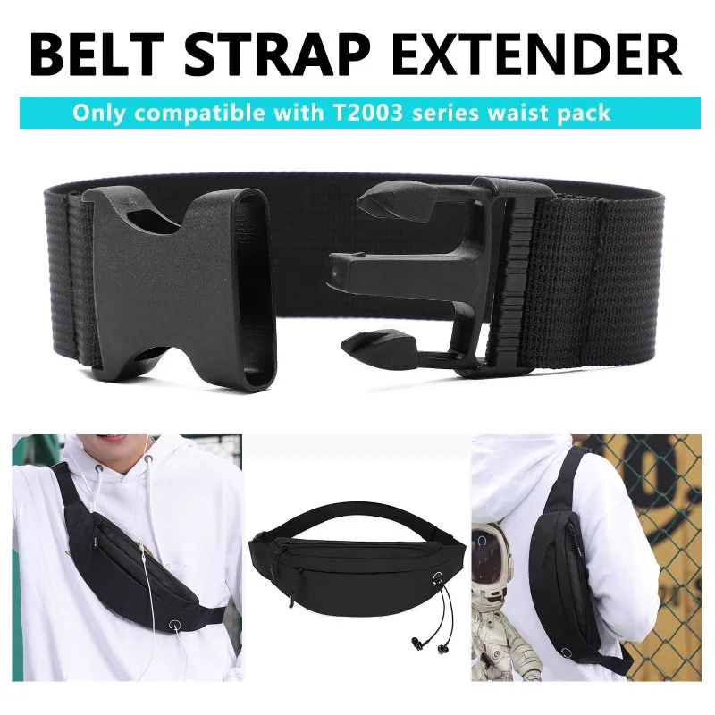 1 Pc Waist Bag Strap Portable Belt Extender for Men Women DIY Fanny Pack Strap Bum Bag Extension Belt Bag Accessories