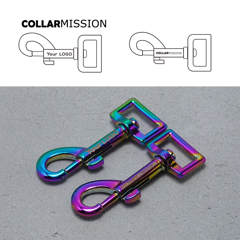 50pcs/lot Engraved buckle, We provide laser engraving service customize LOGO 20mm For Dog Collar-Strap DIY Accessory 8 colours