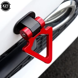 Car Trailer Hooks Decorative Sticker Triangle Towing Hook Racing Ring for universal Vehicle Multi-colored ABS Plastic